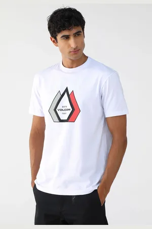 Volcom Camiseta Reta Logo Branca