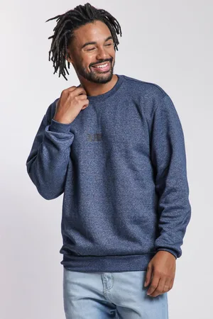 Polo Wear Blusa Moletom Masculina Gola Careca Escuro