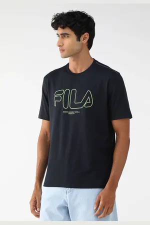 Fila Camiseta Reta Street Express Print Preta