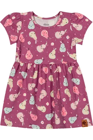Elian Infantil - Vestido Menina Frutinhas