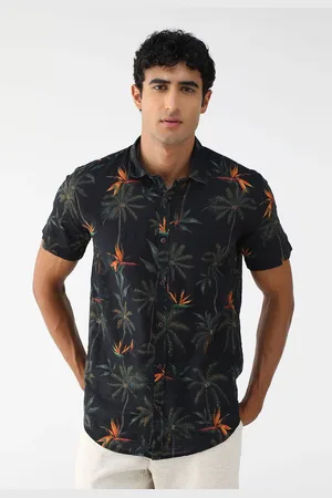 Reserva Camisa Reta Tropical Preta
