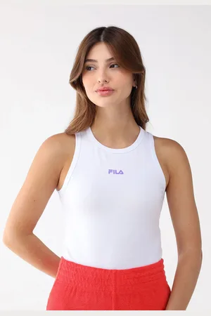 Fila Regata Ajustada Letter Everyday Branca