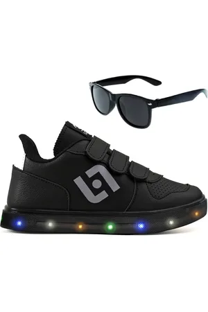 CALCADOS LGHT LIGHT Infantil - Tenis de Led Casual Meninos Street Calce Facil + Oculos
