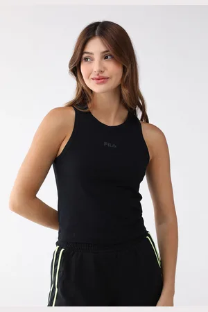 Fila Regata Ajustada Letter Everyday Preta