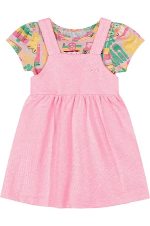 Elian Infantil - Conjunto Menina Vestido e Blusa