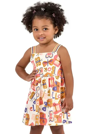Elian Infantil - Vestido Menina Borboletas