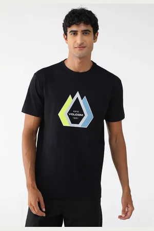 Volcom Camiseta Reta Logo Preta