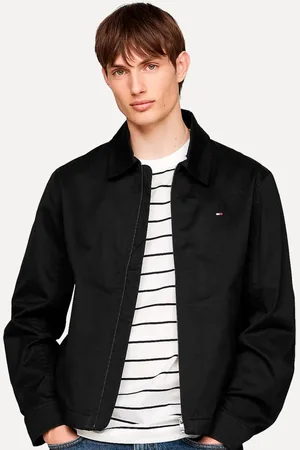 Tommy Hilfiger Jaqueta Masculina Regular Cotton Ivy Preta