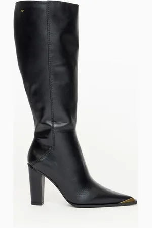 LANCA PERFUME Bota Couro Cano Longo E Biqueira