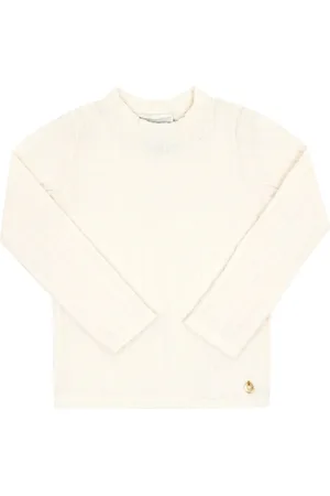 Pulla Bulla Infantil - Blusa Manga Longa em Tecido Canelado 52710 Off White