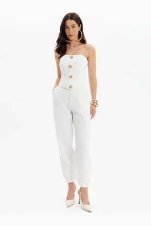 LANCA PERFUME Calça Jogging Com Bolsos E Cintura Alta