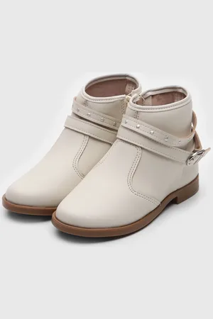 MOLEKINHA Infantil - Bota Brilhos Off-White