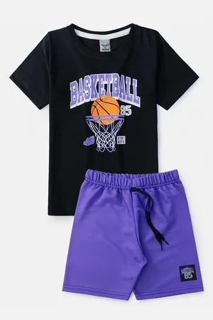 KeKi Boys Infantil - Conjunto Masculino Basketball 053
