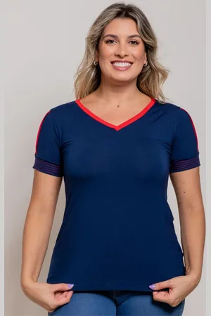 Pau a Pique Blusa Básica MARINHO- M