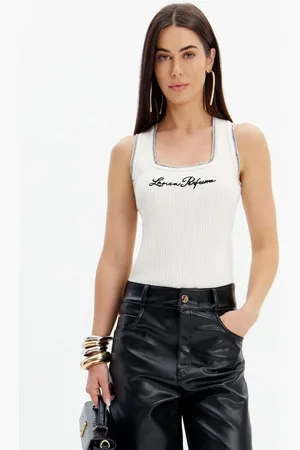 LANCA PERFUME Blusa Regata Tricot Com Name