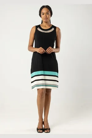 Pau a Pique Vestido Regata Listrado - XL