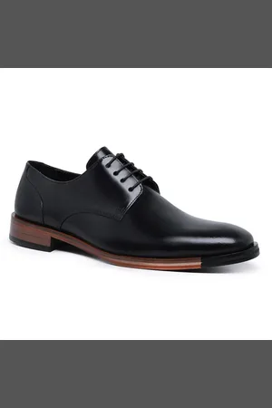 Malbork Sapato Derby Social Masculino em Couro Brilho 60612P