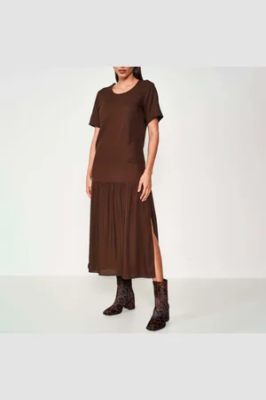 Colcci Vestido Midi Tshirt Ou25 Feminino