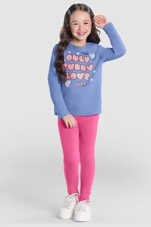 Brandili Infantil - Conjunto 2pçs Manga Longa Blusa E Calça Legging
