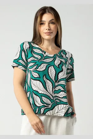 Pau a Pique Blusa Viscose Estampada - GG