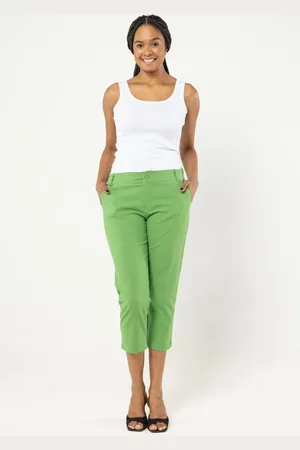 Pau a Pique Calça Capri Sarja - XL