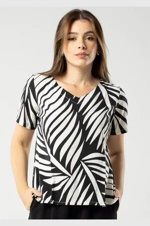 Pau a Pique Blusa Viscose Estampada - GG