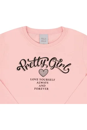 Pulla Bulla Infantil - Blusa Manga Longa em Meia Malha 52810