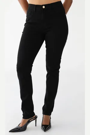 LANCA PERFUME Calça Jeans Skinny Lisa Preta