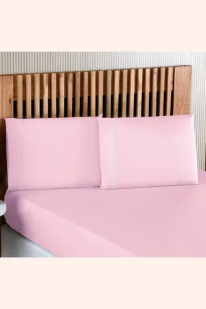 Casa Modelo Enxovais Jogo de Lençol Casal Padrão Casa Modelo Percal 200 Fios Algodão 3 Peças