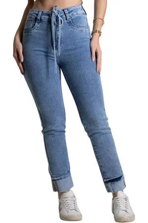 SAWARY Calça Jeans Cigarrete - 278893 -