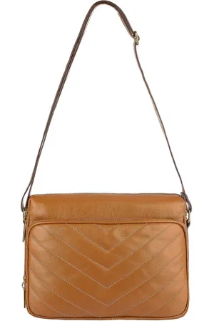 Andrea Vinci Bolsa de couro liso tiracolo Anita