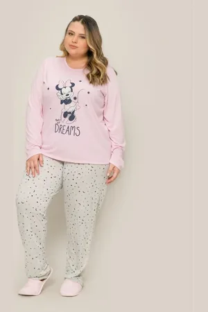 Evanilda Pijama Feminino Plus Minnie Mouse