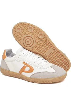 Polo Blu Tênis Feminino Sola Baixa Estiloso e Confortável Laranja do 34 ao 43