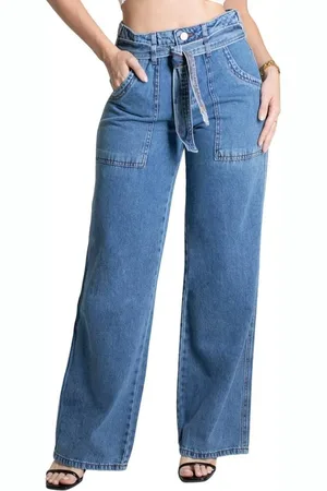 SAWARY Calça Jeans Wide Leg - 279244 -