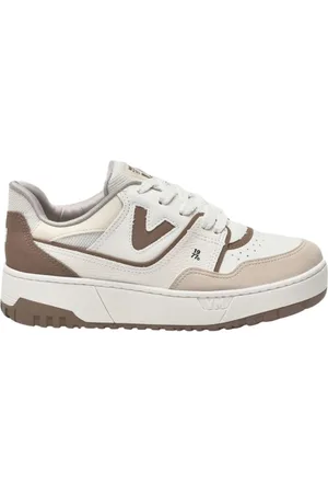 VIA MARTE Tenis Feminino Casual 042-023 Branco/Toffee