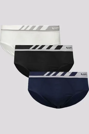 LUPO Kit de 3 Cuecas Slip Microfibra Sem Costura
