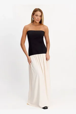 My Favorite Things Vestido Midi Sem Alças Corset