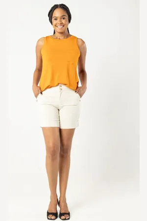 Pau a Pique Shorts Linho Off White OFF WHITE - PP