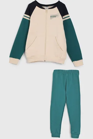 Elian Infantil - Conjunto 2pçs Manga Longa Blusa E Calça De Moletom