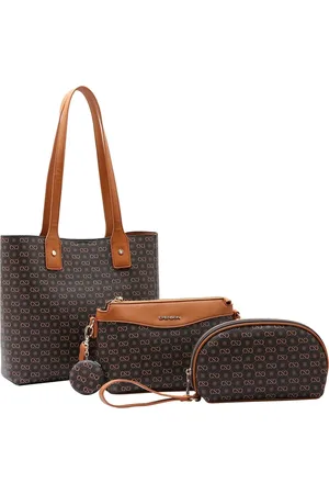 CHENSON Bolsa Feminina Original Elegance Luxo Kit 3 peças 3485081