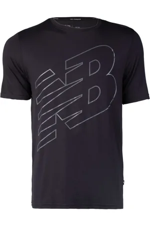 New Balance Camiseta Masculina Logo Performance Manga Curta