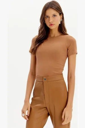 My Favorite Things Blusa Cropped Com Manga Curta