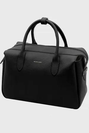 Mariart Bolsa Bowling Couro Jambu Preta
