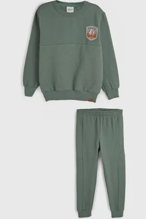 Elian Infantil - Conjunto 2pçs Manga Longa Blusa E Calça De Moletom