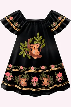 Nanai Infantil - Vestido Menina Coala