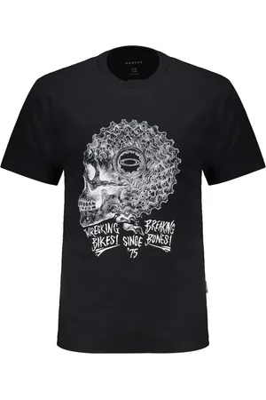 Oakley Camiseta Skull Wreck WT25 Masculina Blackout