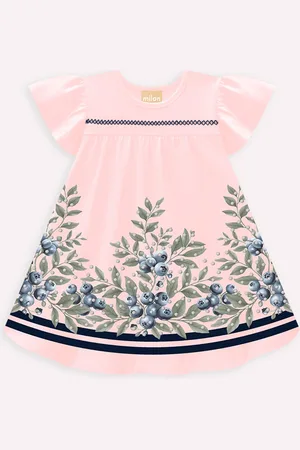 MILON Infantil - Vestido Menina Mirtilos