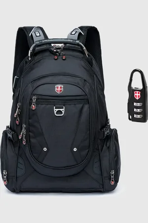 Swissport Mochila Executiva Notebook Trabalho Cadeado Embutido Moderna Reforçada Cabo De Aço B