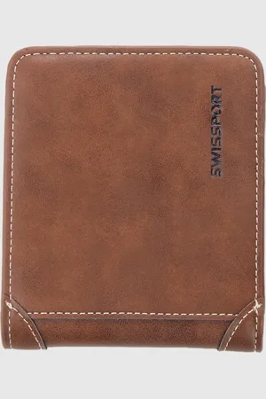 Swissport Carteira Masculina Fina P.U Porta Cartões Dinheiro Cnh