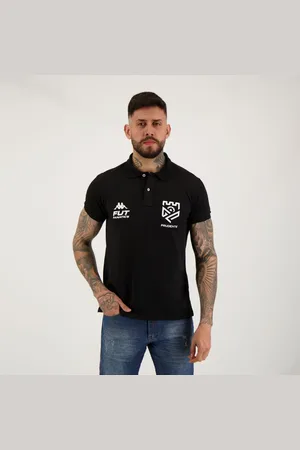 Kappa Polo Grêmio Prudente Viagem Preta